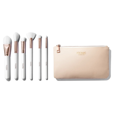 Набор кистей в косметичке Iconic London Glow Brush Set