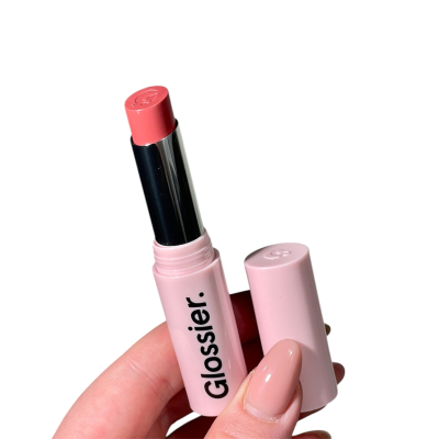 Стійка зволожуюча глянцева помада Glossier Hidrating Shine+Ultralip (Villa) 3 g (без коробочки, з набору) (Уцінка) 