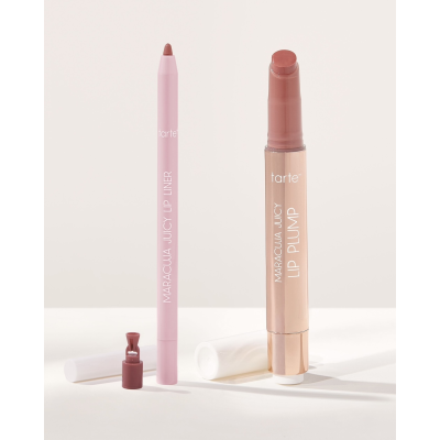 Набір для губ Tarte Maracuja Juicy Lip Icons Plump&Liner Duo (Rosy Beige)