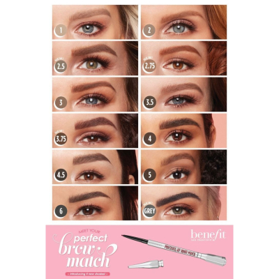 Олівець для брів Benefit Precisely My Brow Pencil (4 Warm Deep Brown) 0.08 g
