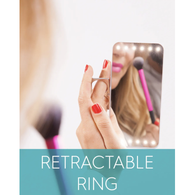 Компактне LED-дзеркало Riki Cutie Wearable Lighted Beauty Mirror Mini