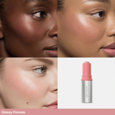 Кремові румʼяна Haus Labs by Lady Gaga Color Fuse Glassy Lip + Cheek Blush Balm Stick (Glassy Pomelo) 5 g