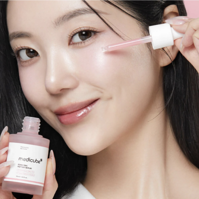 Відновлювальна сироватка з молекулами ДНК та рожевими пептидами Medicube PDRN Pink Peptide Serum 30 ml