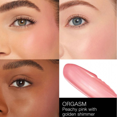 Подарунковий набір для губ та щік Nars Holiday Collection Orgasm Afterlow Lipstick & Mini Liquid Blush Duo