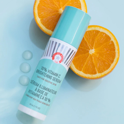 Сироватка з вітаміном С для чутливої ​​шкіри обличчя First Aid Beauty 10% Vitamin C Brightening Serum 50 ml
