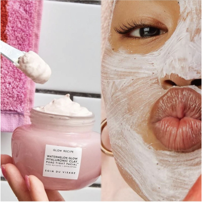 Маска для обличчя з гіалуроновою глиною Glow Recipe Watermelon Glow Hyaluronic Clay Pore-Tight Facial 60 ml