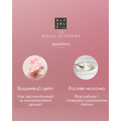 Ароматична свічка Rituals The Ritual of Sakura Relaxing Meditation Candle 140 g