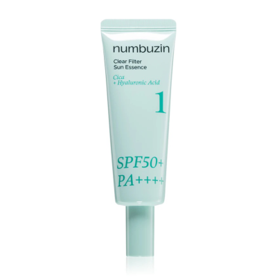 Сонцезахисний флюїд для обличчя Numbuzin No.1 Clear Filter Sun Essence SPF50+ 50 ml