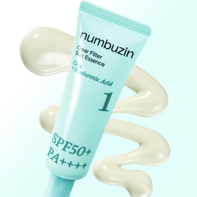Сонцезахисний флюїд для обличчя Numbuzin No.1 Clear Filter Sun Essence SPF50+ 50 ml