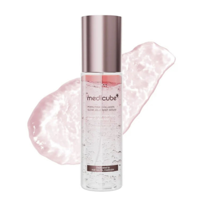 Гелева сироватка-спрей для обличчя Medicube PDRN Pink Collagen Glow Jelly Mist Serum 100 ml