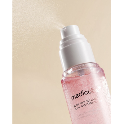 Гелева сироватка-спрей для обличчя Medicube PDRN Pink Collagen Glow Jelly Mist Serum 100 ml