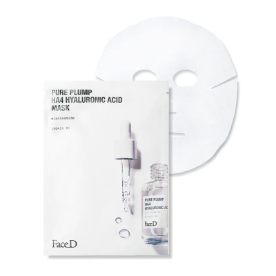 Средство для снятия макияжа + маска для лица в подарок Face D Instant Make-up Remover Mini + Pure Plump HA4 Hyaluronic Acid Mask 50 ml 