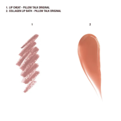 Набор для макияжа губ Charlotte Tilbury Pillow Talk Mini Glossy Lips Duo (Pillow Talk)