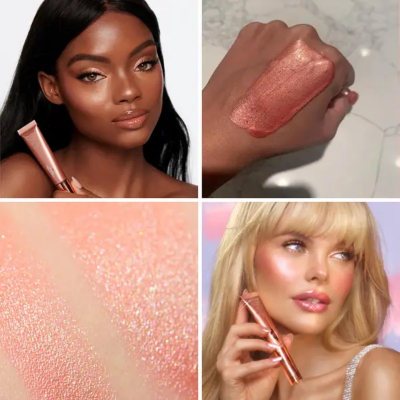 Кремові рум'яна Charlotte Tilbury Glowgasm Beauty Light Wands (Pinkgasm) 5 ml (без коробочки, з набору)