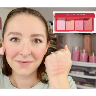 Палетка румян Toyfactory Sunset Squalane Powder Blush Palette 10 g