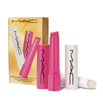 Набір бальзамів для губ MAC Squirt Plumping Gloss Stick Lip Duo (Clear 10, Amped 13)