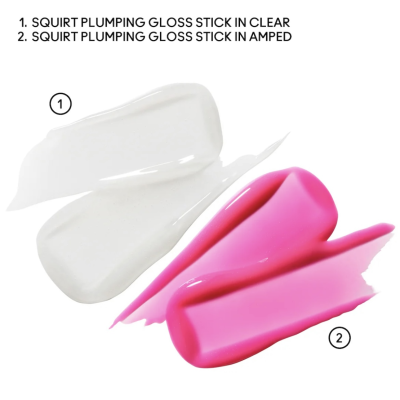 Набір бальзамів для губ MAC Squirt Plumping Gloss Stick Lip Duo (Clear 10, Amped 13)
