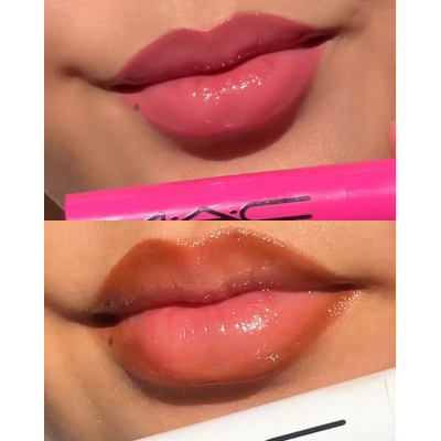Набор бальзамов для губ MAC Squirt Plumping Gloss Stick Lip Duo (Clear 10, Amped 13)