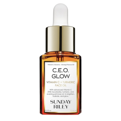 Масло-сыворотка для лица с витамином C Sunday Riley C.E.O Glow Vitamin C+Turmeric Face Oil 15 ml Mini