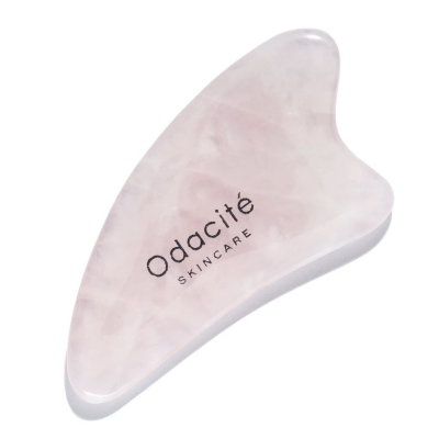 Скребок Гуаша Odacite Gua Sha Crystal Contour Rose Quartz