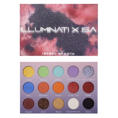 Палетка тіней Illuminati X Isa Palette Glam Palette