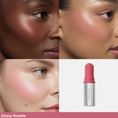 Кремові румʼяна Haus Labs by Lady Gaga Color Fuse Glassy Lip + Cheek Blush Balm Stick (Glassy Rosette) 5 g