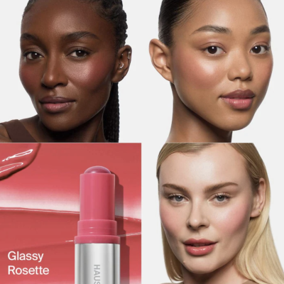 Кремові румʼяна Haus Labs by Lady Gaga Color Fuse Glassy Lip + Cheek Blush Balm Stick (Glassy Rosette) 5 g