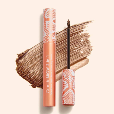 Відтінковий гель для брів + сироватка для зміцнення брів ​​​(Light) Grande Cosmetics GrandeBROW 2 в 1 Tinted Brow Gel And Brow Enhancing Serum 3.5 ml