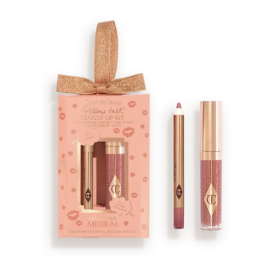 Набор для макияжа губ Charlotte Tilbury Pillow Talk Mini Glossy Lips Duo (Pillow Talk Medium)