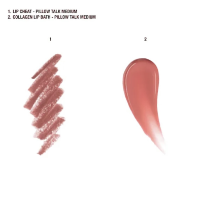 Набор для макияжа губ Charlotte Tilbury Pillow Talk Mini Glossy Lips Duo (Pillow Talk Medium)