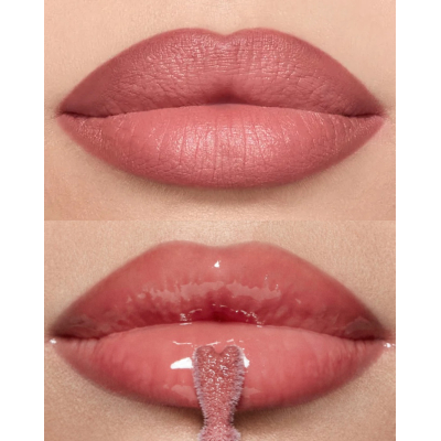 Набор для макияжа губ Charlotte Tilbury Pillow Talk Mini Glossy Lips Duo (Pillow Talk Medium)