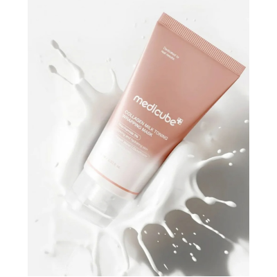 Тонізуюча маска-плівка з колагеном Medicube Collagen Milk Toning Wrapping Mask 75 ml