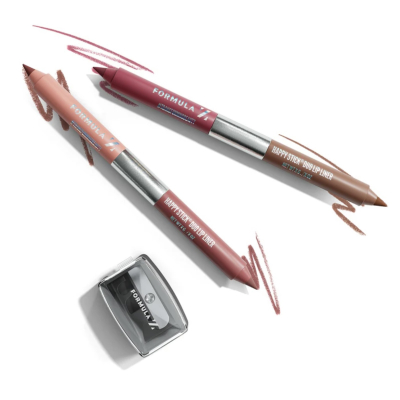 Набір олівців для губ Formula Cosmetics Happy Stick Duo Lip Liner Squad + Artistry Sharpener 2х0.5g