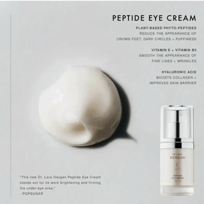 Пептидный крем для омоложения кожи глаз Dr. Lara Devgan Peptide Eye Cream 15 g