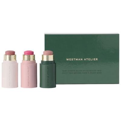 Лимитированный набор румян Westman Atelier Mini Baby Cheeks Blush Trio 3x2.5 g Travel Size
