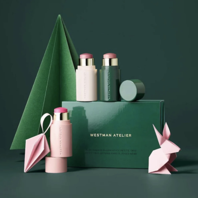 Лимитированный набор румян Westman Atelier Mini Baby Cheeks Blush Trio 3x2.5 g Travel Size