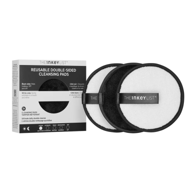 Многоразовые очищающие диски для лица The Inkey List Reusable Double-Sided Cleansing Pads 3 шт