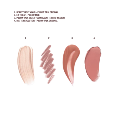 Набор для макияжа в оттенке Pillow Talk Charlotte Tilbury Pillow Talk Iconic Lip and Cheek Secrets