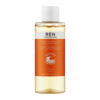Тоник для сияния кожи с AHA-кислотами Ren Ready Steady Glow Daily AHA Tonic 100 ml