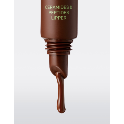 Блиск-ліппер для губ Lipss Ceramides & Peptides Lipper Dubai Chocolate 8 ml