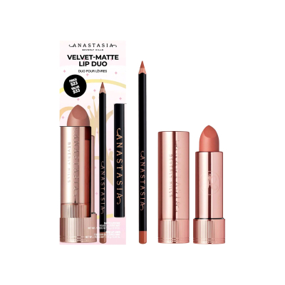 Набір для макіяжу губ Anastasia Beverly Hills Velvet-Matte Lip Duo (Blush Brown, Deep Taupe)