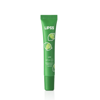 Блеск-липпер для губ Lipss Ceramides & Peptides Lipper Lime Summer (прозрачный с серебряно-зелеными блестками) 10 ml