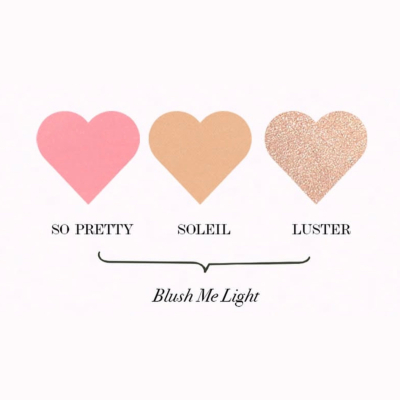 Контурная палетка Girlactik Blush Me & Glow Face Palette (Light) 8.4 g