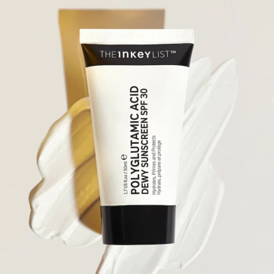 Зволожуючий сонцезахисний крем The Inkey List Polyglutamic Acid Dewy Sunscreen SPF30 (50 ml)