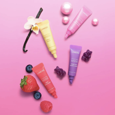 Зволожуючий та відновлюючий блиск-бальзам для губ Laneige Lip Glowy Balm (Sweet Candy) 5g Mini (з набору, без уп.)