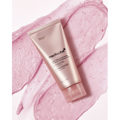 Очищающая пенка с глутатионом для лица Medicube PDRN Pink Glutathione Capsule Cleansing Foam 120 g