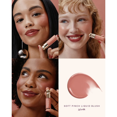 Рідкі рум’яна Rare Beauty by Selena Gomez Soft Pinch Liquid Blush (Worth) 3.2 ml (з набору, без уп.)