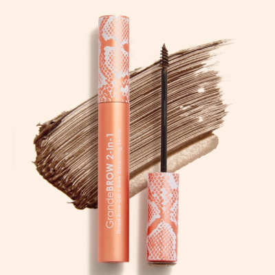 Оттеночный гель для бровей + сыворотка для укрепления бровей (Medium) Grande Cosmetics GrandeBROW 2 в 1 Tinted Brow Gel And Brow Enhancing Serum 3.5 ml