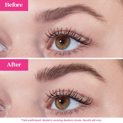 Відтінковий гель для брів + сироватка для зміцнення брів ​​​(Medium) Grande Cosmetics GrandeBROW 2 в 1 Tinted Brow Gel And Brow Enhancing Serum 3.5 ml