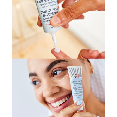 Зволожуючий крем для шкіри повік First Aid Beauty Hydrating Eye Cream with Hyaluronic Acid 15 ml